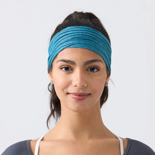 Teal Indian Print
